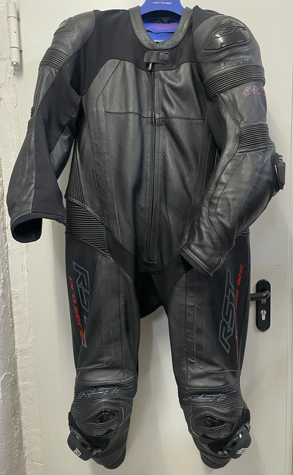 Combinaison cuir 1 pièce RST Airbag - Taille 56