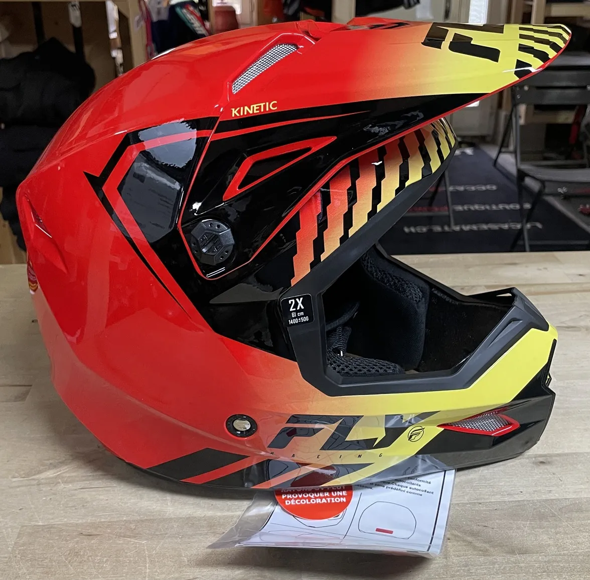 [NEUF] Casque motocross Fly - Taille 2XL