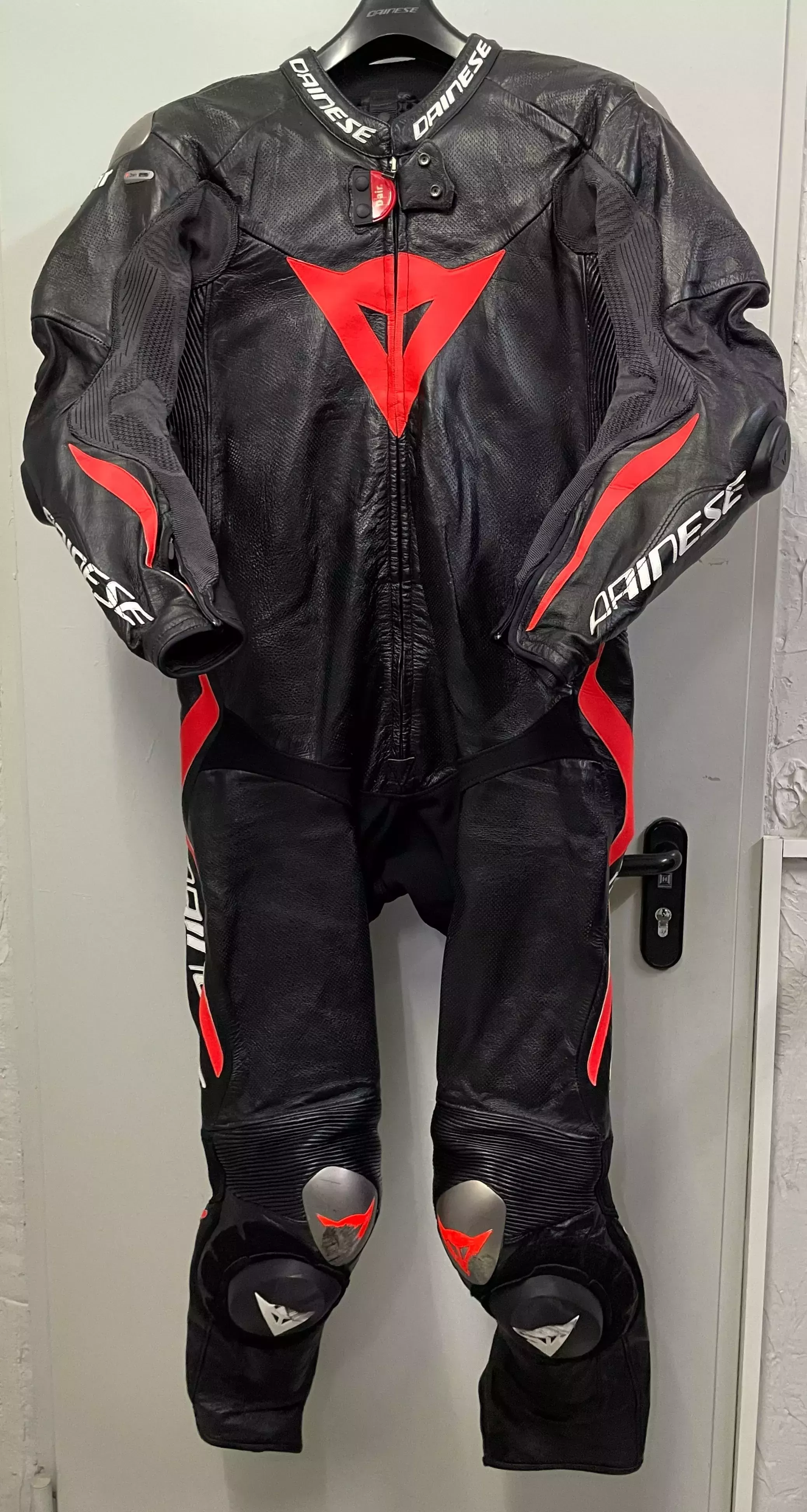 Combinaison cuir 1 pièce Dainese AirBag Mugello T.52