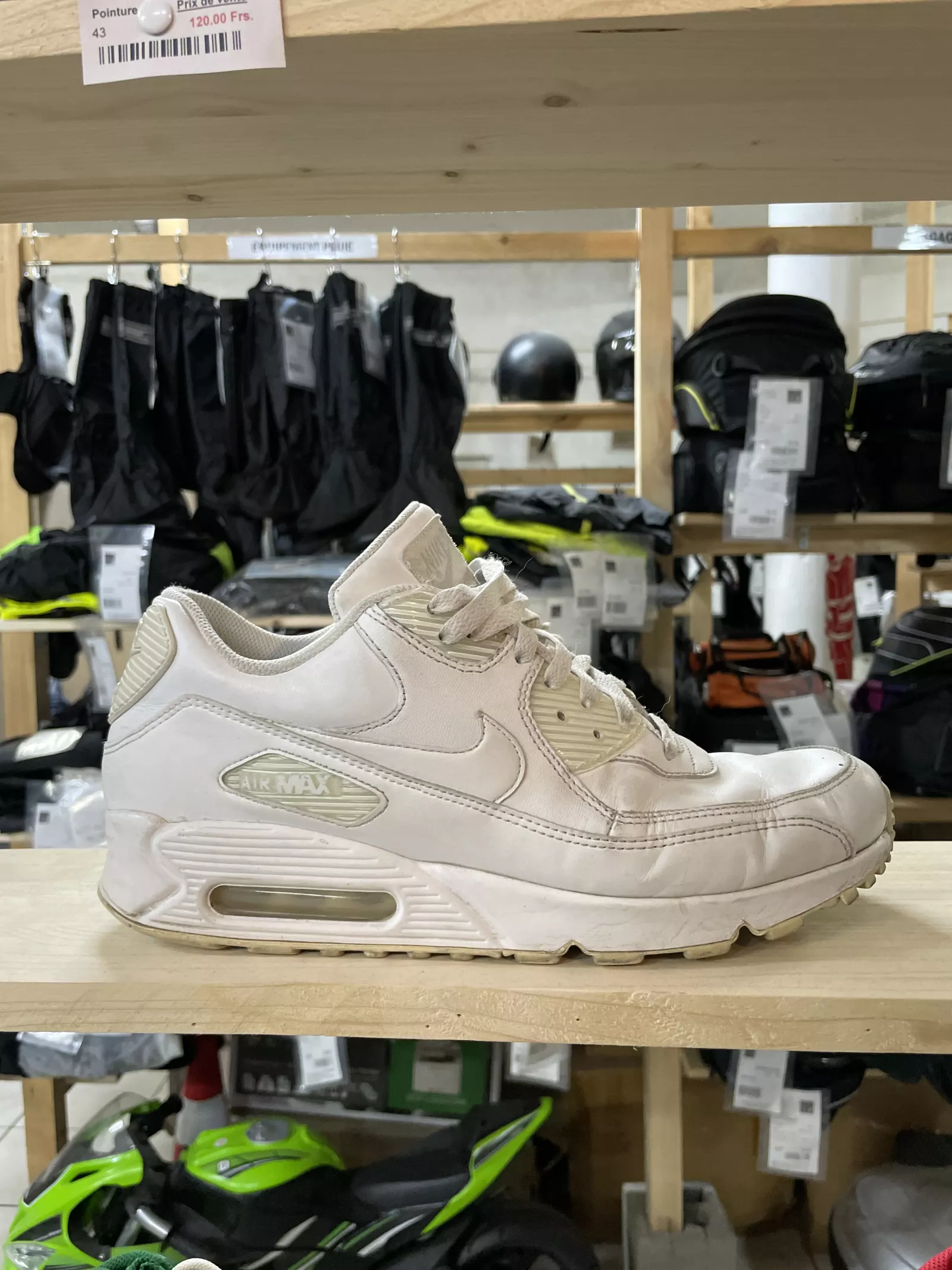 Nike Airmax 90 White Leather